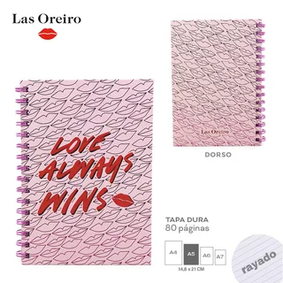 LIB0019 - 13893 - CUADERNO LAS OREIRO T2 ROSA - Vista 1