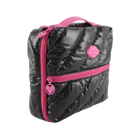 MAR1505 - 28853-PORTA COSMETICOS OREIRO LOVE NEGRO