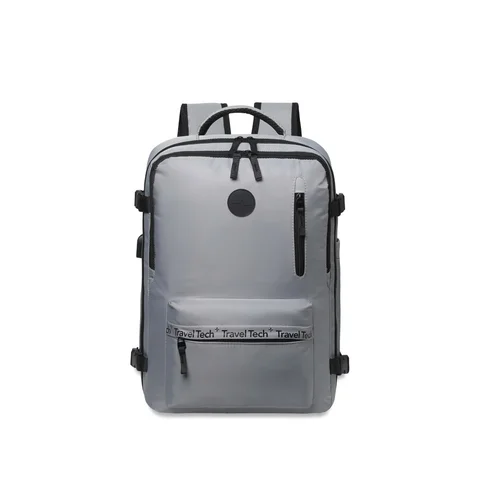 MAR1497 - 19116-MOCHILA VIAJE TREVEL TECH GRIS