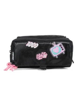 ESC0330 - TR249-CARTUCHERA GLOWING BLACK - Vista 1