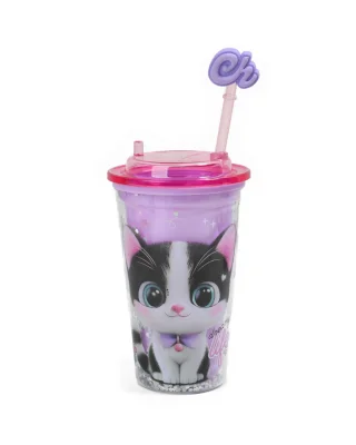 BAZ0254 - BZ109-VASO ACRILICO SPARK GATO - Vista 1