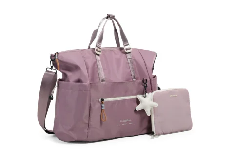 MAR0166 - BP137- BOLSO MATERNAL OLIVIA CHIMOLA PALE PINK