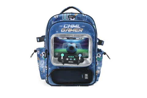 ESC0291 - FS126-MOCHILA GAMER ESPALDA 17" FUTBOL 