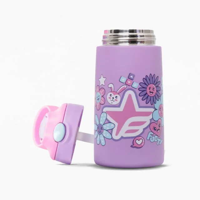 BAZ0347 - BOTERM173/1- BOTELLA TERMICA  FLOWER LILA