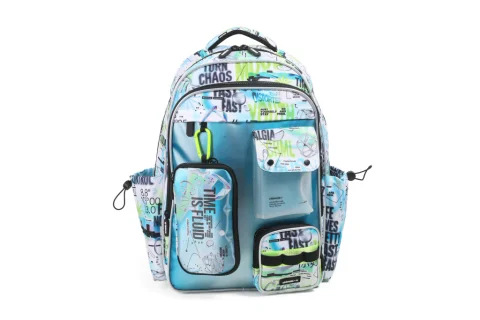 ESC0252 - TR216-MOCHILA HOLOGRAM ESPALDA 18" WHITE