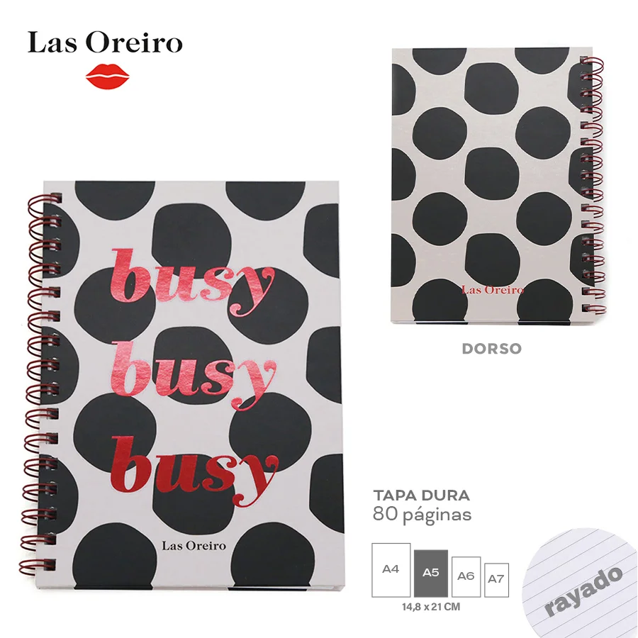 LIB0021 - 13895 - CUADERNOS OREIRO LOVE T2 BUSY BUSY