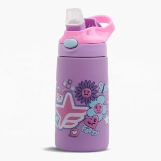 BAZ0347 - BOTERM173/1- BOTELLA TERMICA  FLOWER LILA - Vista 1