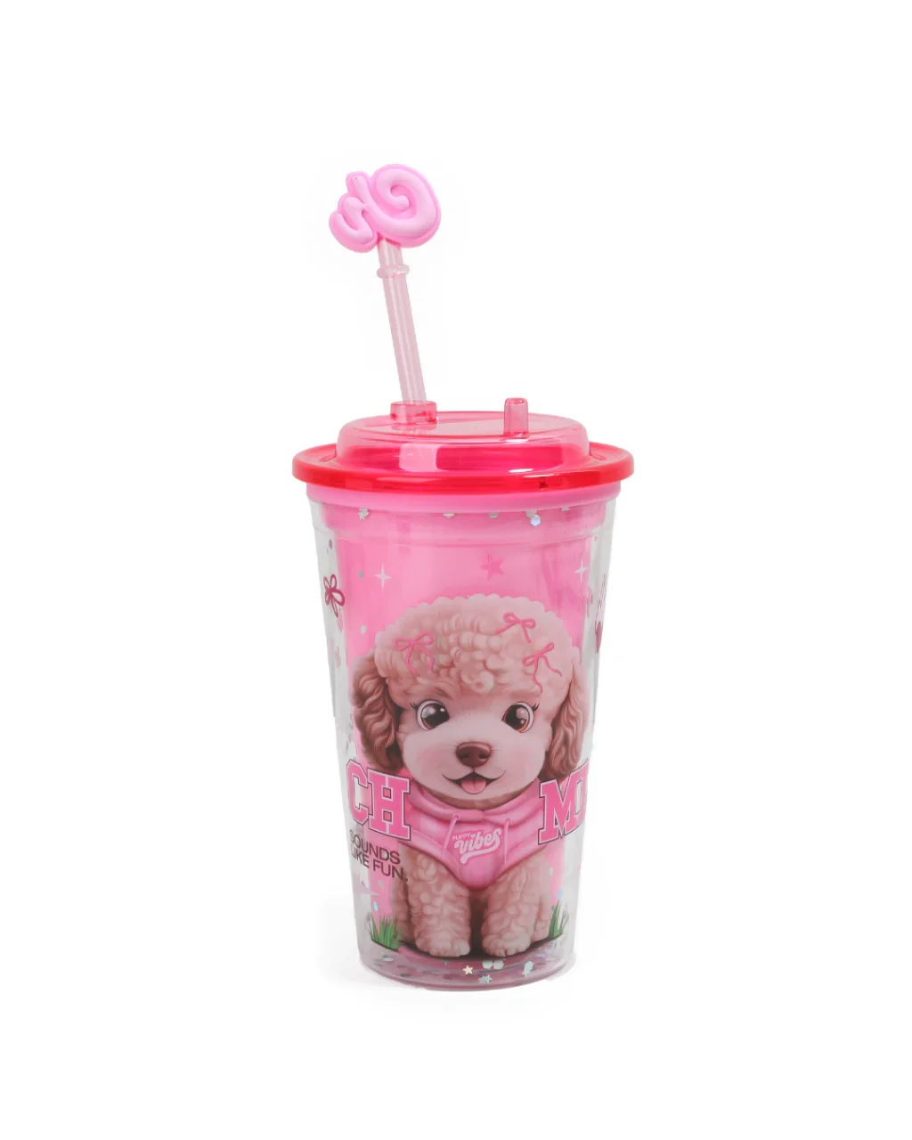 BAZ0256 - BZ111-VASO ACRILICO SPARK POODLE