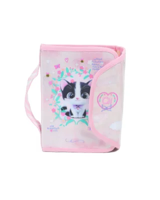 ESC0332 - TR230-CARTUCHERA FRIENDS CAT PINK  - Vista 1