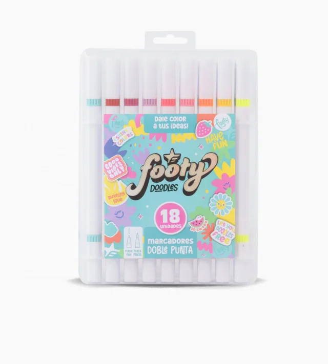 LIB0127 - LIB102-MARCADORES DOBLE PUNTA