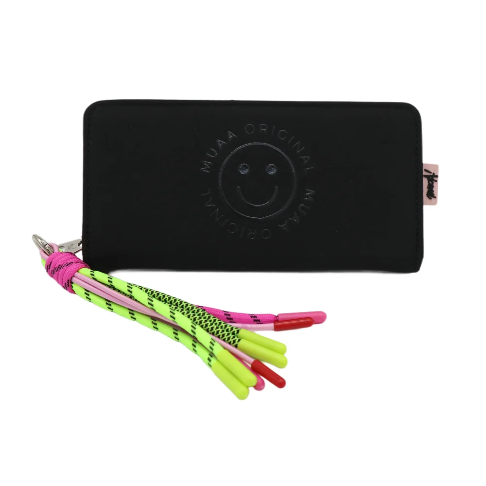 MAR0652 - 28375 - BILLETERAS MUAA NEGRO 