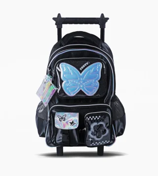 ESC0405 - F26341-MOCHILA CARRO 18" GLOW FLY NEGRA - Vista 1