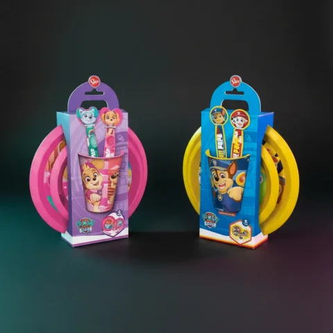 BAZ0153 - 1567 - SET PLATOS PAW PATROL X5