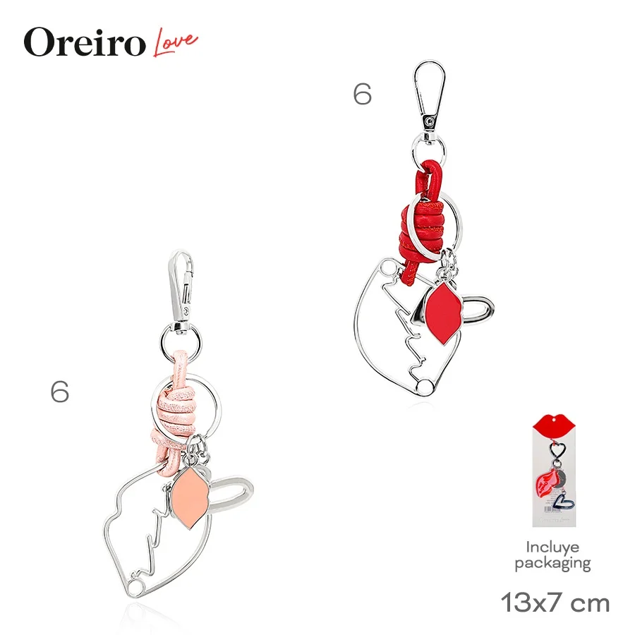 ACC0050 - 31303-LLAVERO OREIRO LOVE ROJO