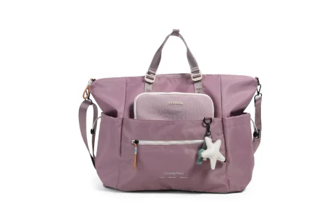 MAR0166 - BP137- BOLSO MATERNAL OLIVIA CHIMOLA PALE PINK