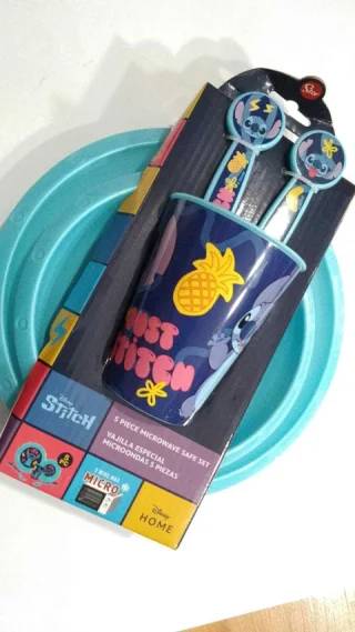 BAZ0156 - 1405 - SET D PLATOS STITCH X5 - Vista 3