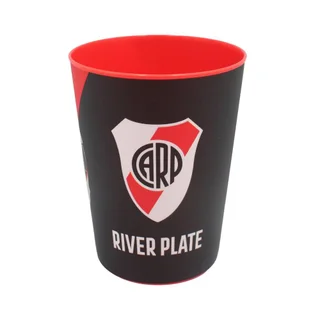 BAZ0334 - RI445- VASO PLASTICO RIVER PLATE - Vista 1