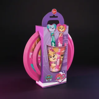 BAZ0153 - 1567 - SET PLATOS PAW PATROL X5 - Vista 1