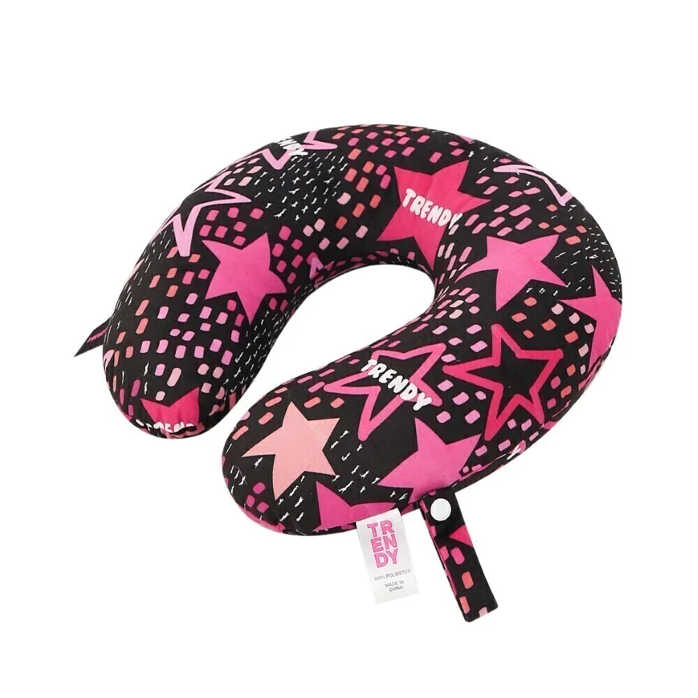 VIA0038 - 31349- ALMOHADA VIAJE TRENDY NEGRO