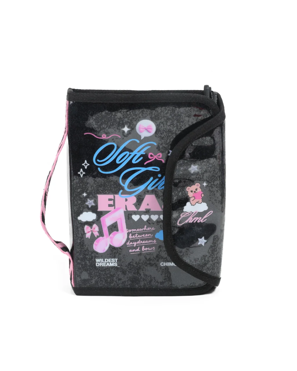 ESC0334 - TR233-CARTUCHERA MY FRIENDS BLACK