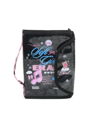 ESC0334 - TR233-CARTUCHERA MY FRIENDS BLACK - Vista 1