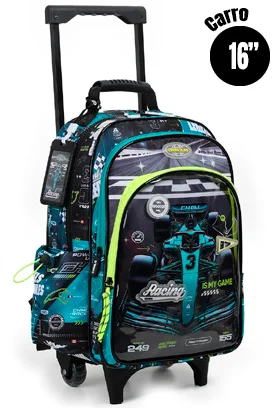 MOC0052 - BT325 - MOCHILA CARRO 16" CAR F1