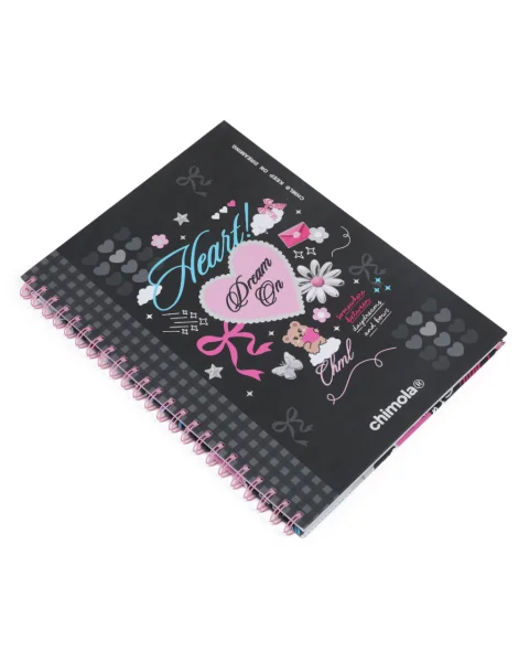 LIB0069 - ST18-CUADERNO A4 ESPIRALO BLACK