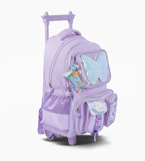 ESC0406 - F26341-MOCHILA CARRO 18" GLOW FLY LILA