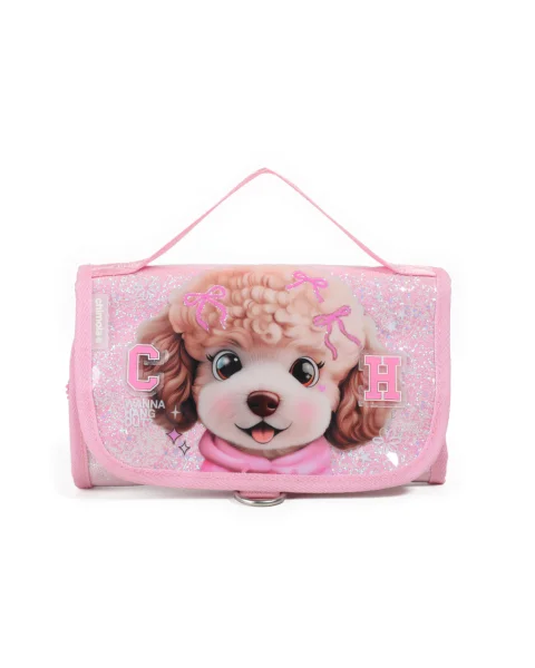 ESC0307 - BT352-CARTUCHERA COMPLETA DESPEGABLE POODLE