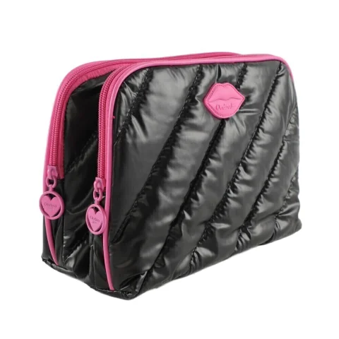 MAR1506 - 28851-PORTA COSMETICOS OREIRO LOVE NEGRO