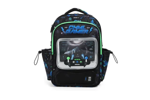 ESC0290 - FS126-MOCHILA GAMER ESPALDA 17" BLACK