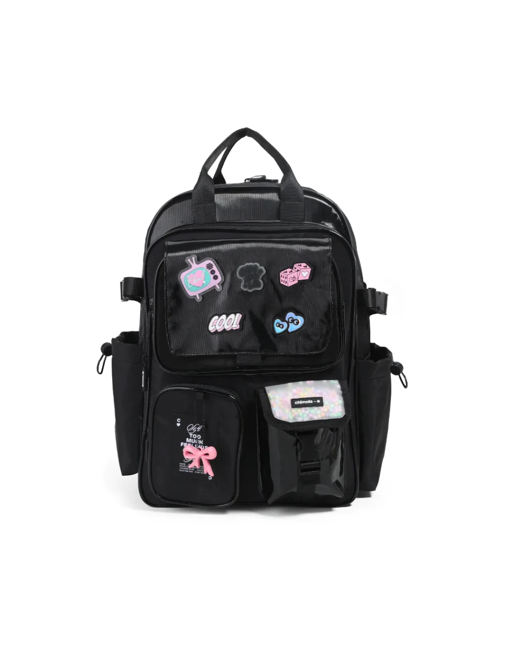 ESC0333 - TR224-MOCHILA GLOWING ESPALDA17" BLACK