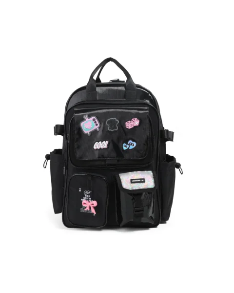 ESC0333 - TR224-MOCHILA GLOWING ESPALDA17" BLACK