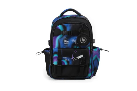 ESC0228 - FS115-MOCHILA BLURRED ESPALDA 18" BLACK