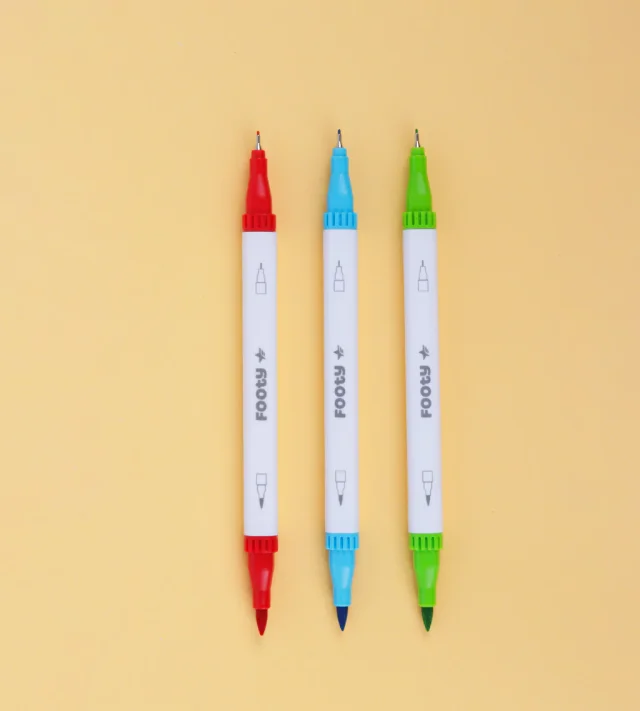 LIB0127 - LIB102-MARCADORES DOBLE PUNTA