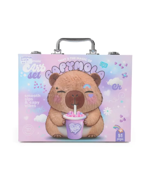 LIB0027 - ST77- SET DE ARTE CAPIBARA CHIMOLA