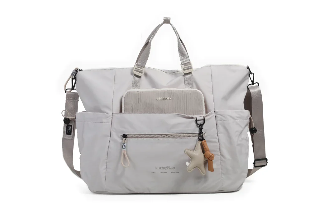 MAR0141 - BP137- BOLSO MATERNAL OLIVIA CHIMOLA NUDE