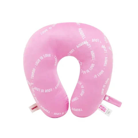 VIA0043 - 31349- ALMOHADA VIAJE TRENDY ROSADO