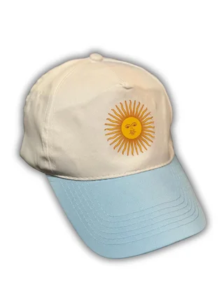 Gorra Argentina blanco/celeste - Vista 3