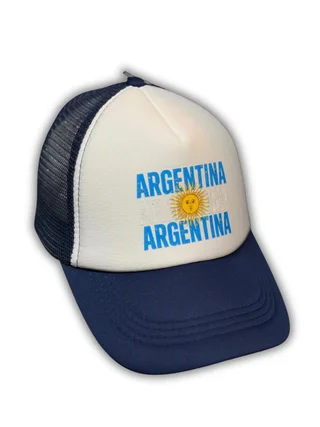 Gorra Argentina trucker blanco/marino - Vista 1