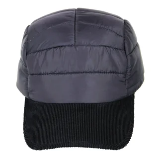 #521410BK - Gorra 5 paneles puffer negro - Vista 2