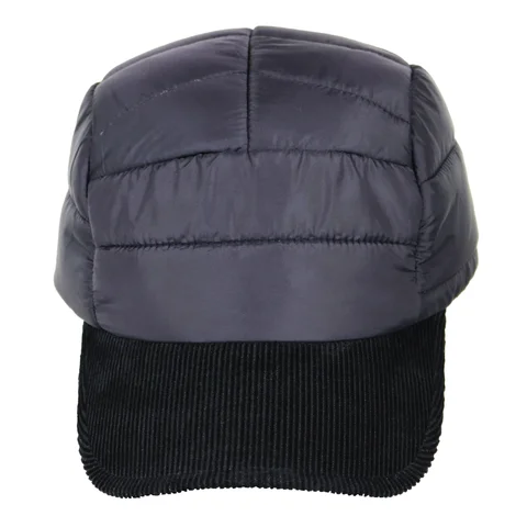 #521410BK - Gorra 5 paneles puffer negro