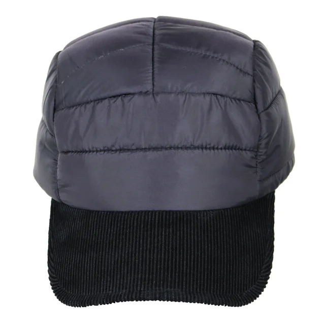 #521410BK - Gorra 5 paneles puffer negro