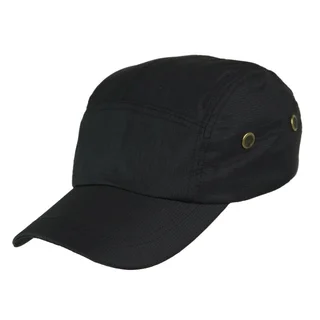 #108580BK - Gorra negra de poliester visera curva - Vista 1