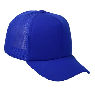 #106940RY - Gorra trucker  microcanvas de adulto visera curva con red rayada - Vista 3