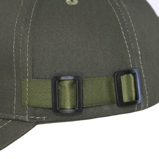 #108530MG - Gorra visera curva verde con hebilla pasador plástico. - Vista 4