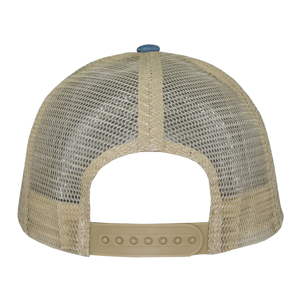 #108490CL - Gorra trucker de adulto en jean azul claro