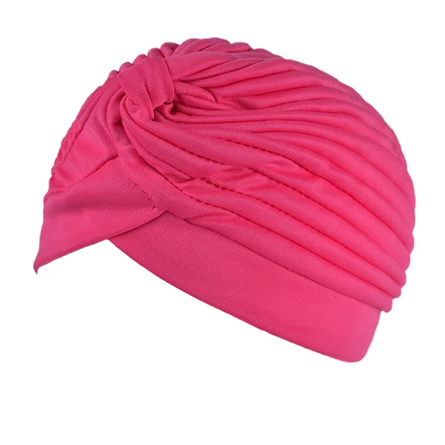 #211062FC - Turbante liso de dama color fucsia