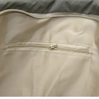 #271052MG - Tote bag puffer con boton verde - Vista 3