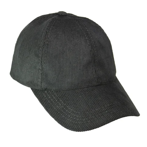 #108640BK - Gorra de adulto visera curva en corderoy